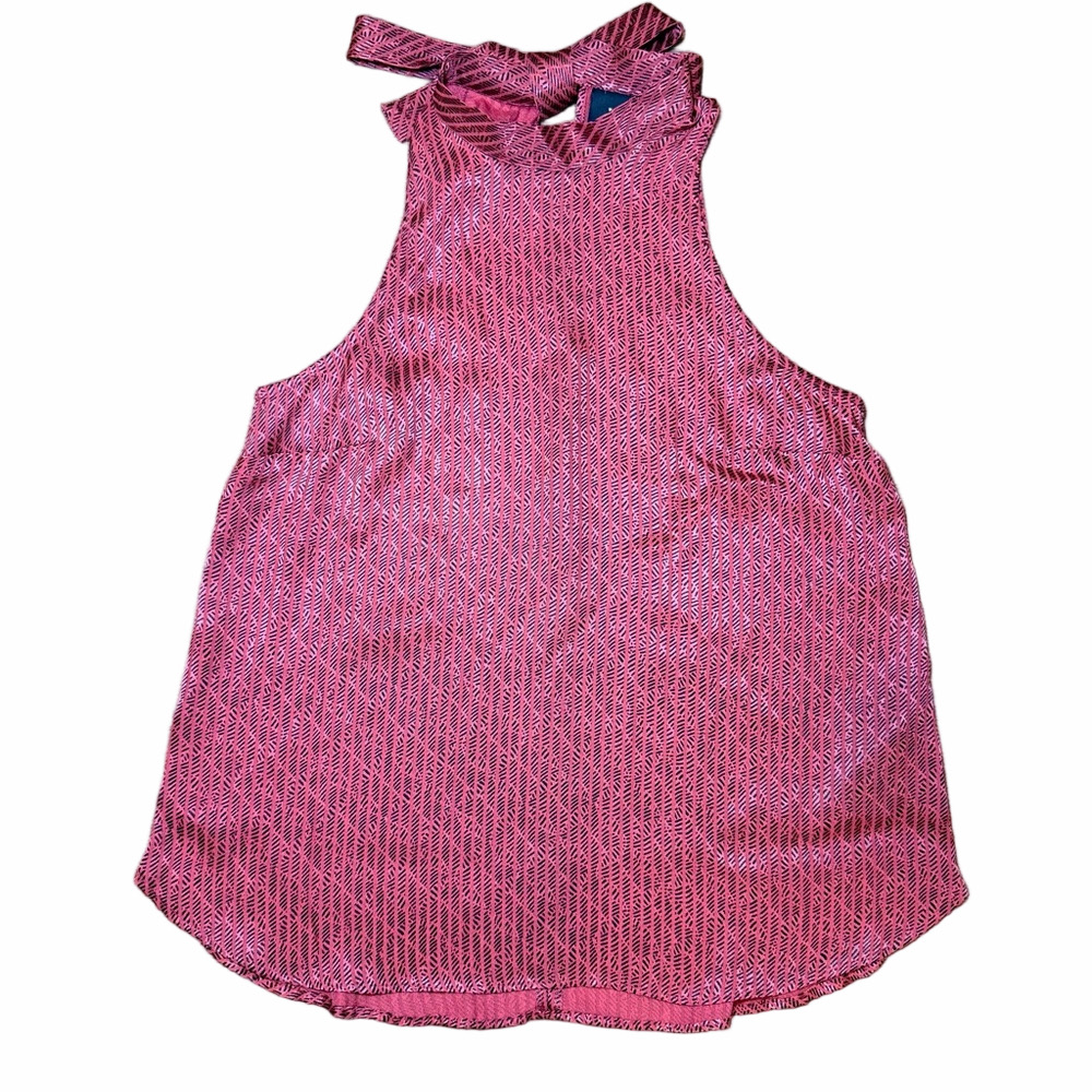 Maeve by Anthropologie Sleeveless Top with Bow Loose Flowy Fit Small